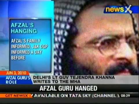 Afzal Guru hanged in jail no.3 of Tihar jail