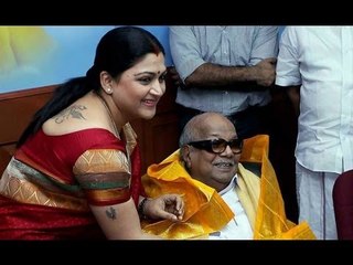 DMK's succession war: Khushboo could succeed Karunanidhi