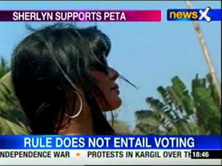 Sherlyn Chopra in PETA's 'dogs can't use condoms campaign'