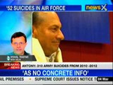 Army suicides on the rise: AK Antony