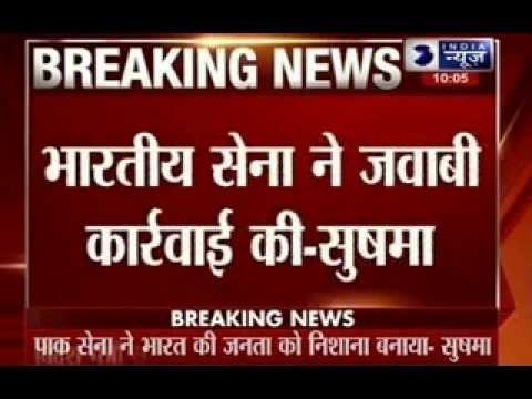 Sushma Swaraj writes to Sartaj Aziz; dismisses Pakistan allegations