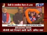 Prime Minister Narendra Modi's rally in Delhi