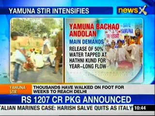 Yamuna Bachao Andolan activists threaten indefinite fast