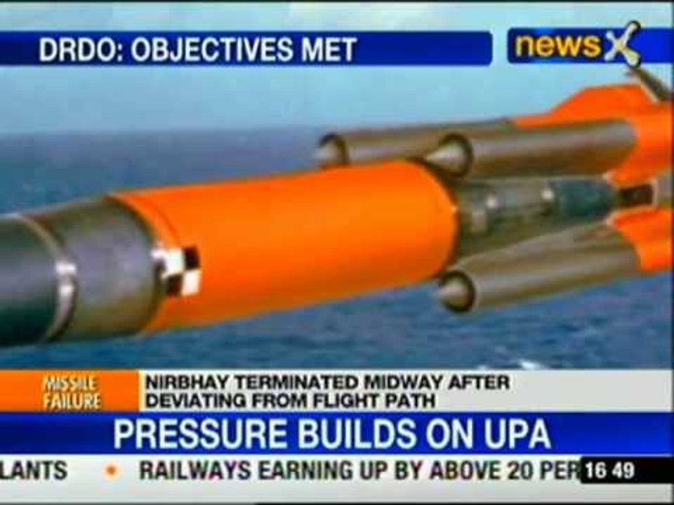 Cruise missile Nirbhay deviates from flight path
