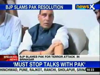 CRPF camp attack: BJP blames Pakistan for attack