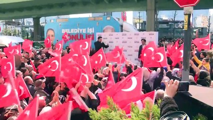 İstanbul Büyükşehir Belediye Başkan Adayı Yıldırım, Şişli'de - İSTANBUL