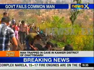 Chhattisgarh: Man trapped in cave for over 2 days