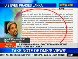 Download Video: US tones down its resolution against Sri Lanka