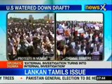 Protests over Sri Lankan Tamils issue continue