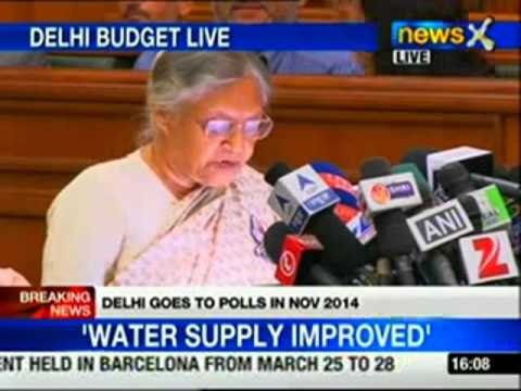 Sheila Dikshit presents last budget before polls