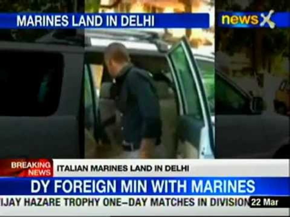Italian marines return to India