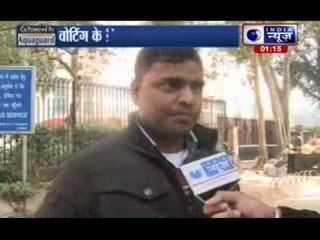 Amit Shah meeting BJP leaders before the voting