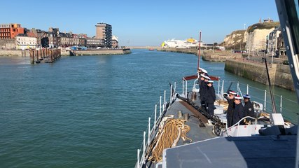 A bord du chasseur de mines Andromède