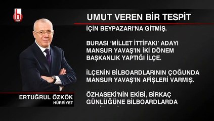 Ertuğrul Özkök: Umut veren bir tespit