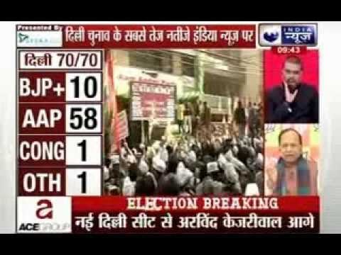 Delhi Election Results: Kiran Bedi trailing from BJP 'safe seat' of Krishna Nagar