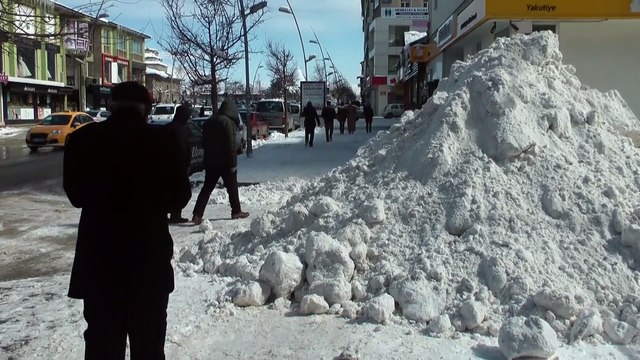 Doğu Anadolu'da 6 ilde ekiplerin yoğun kar mesaisi - ERZURUM