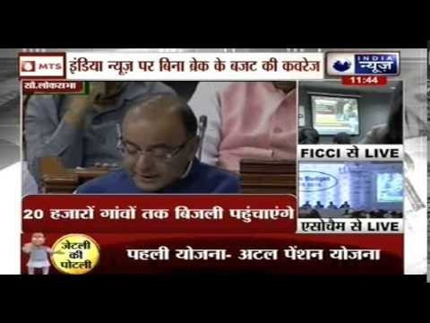 Finance Minister Arun Jaitley presents Union Budget 2015 in Lok Sabha