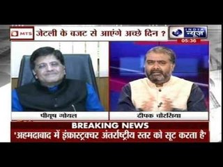 India News Exclusive interview with Piyush Goyal
