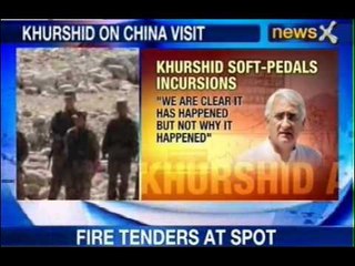 Salman Khurshid Soft-Pedals Incursion