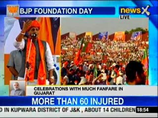 Congress has destroyed India: Rajnath