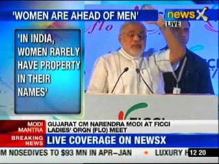 Every women has an innate business sense: Modi at FICCI
