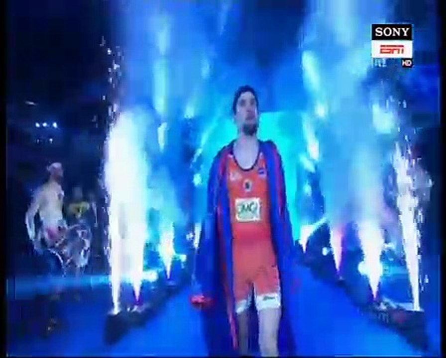 PWL 3 Day 2_ Shravan vs Vladmir Khinchegashivli wrestling at Pro Wrestling league