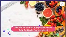 Buy Fruits and Vegetables at discounted rates from Grocio-Noida