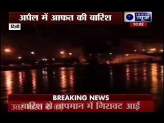 Heavy downpour sweeps parts of Delhi