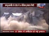 Four floor house collapsed in Doda in Jammu and Kashmir