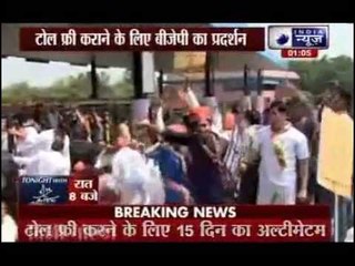 Demand for toll-free DND flyway gains momentum, BJP workers stage protest