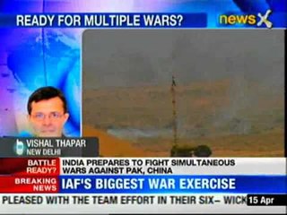 India prepares to fight simultaneous war with Pakistan, China