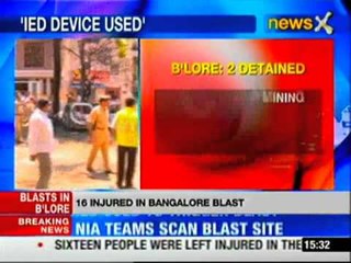 Bangalore blast: Police detain 2 suspects