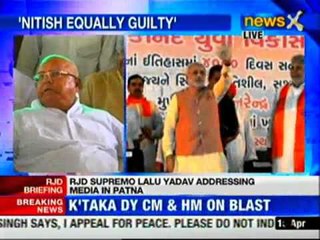 Nitish Kumar is an opportunist: Lalu Prasad Yadav