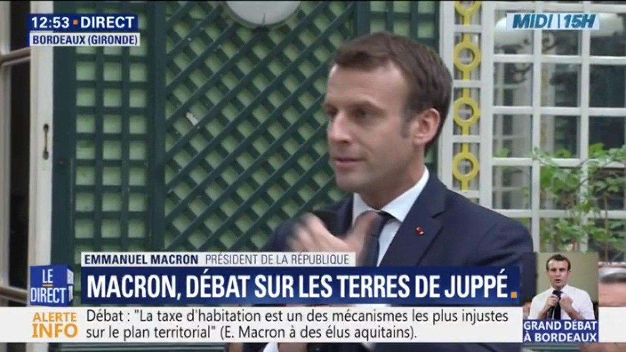 Emmanuel Macron: "La taxe d'habitation est un des mécanismes les plus injustes sur le plan territorial"