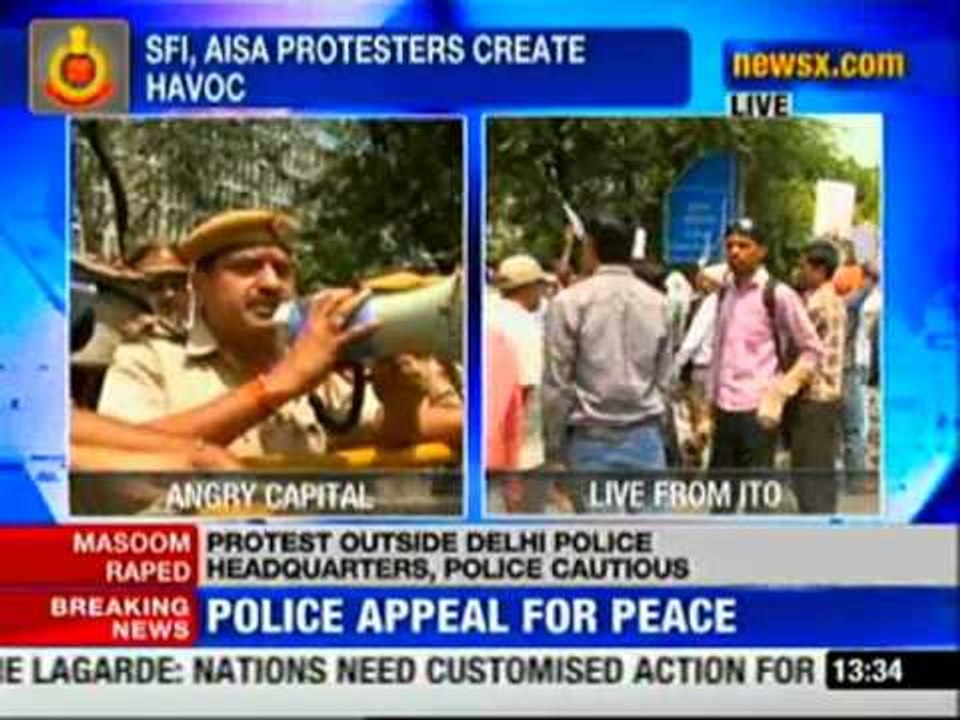 Masoom rape case Heavy police deployment across Delhi