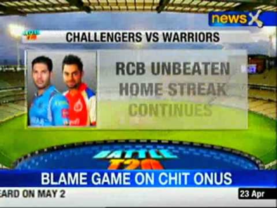 IPL 2013 RCB unbeaten home streak continues