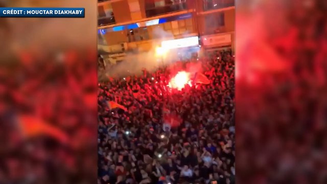 Joueurs et supporters de Valence en plein délire après la qualification en finale