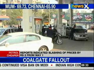 Petrol price slashed by Rs 3
