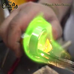Making a meteorite and gold linfinity gauntlet ring