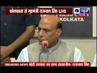 Law and order in West Bengal needs improvement: Rajnath Singh