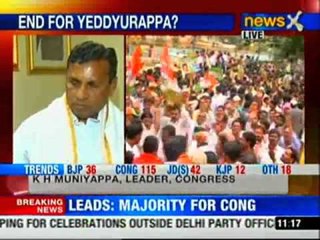 NewsX: Congress will form govt with absolute majority: Muniyappa