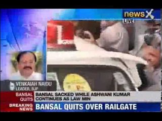 Bansal's resignation too little, too late: BJP