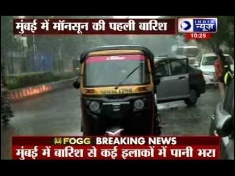 Monsoon showers hit Mumbai
