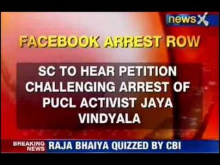Facebook Arrest : SC to hear the petition on Thursday