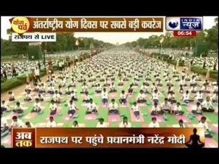 PM Modi addresses participants at Rajpath