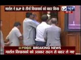 All 3 BJP MLAs marshalled out of Delhi Assembly