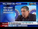 News X : BCCI Press Conference over IPL 2013 Spot Fixing Scandal.