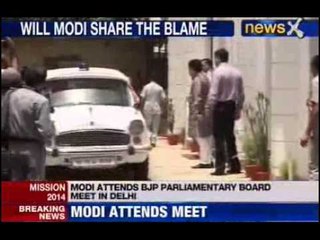 Download Video: Modi attends BJP Parliamentary Board meet in Delhi