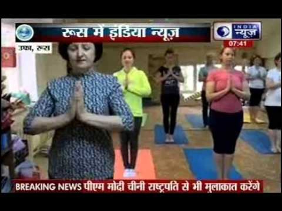 India News editor-in- chief Deepak Chaurasia live reporting from Russian city of Ufa