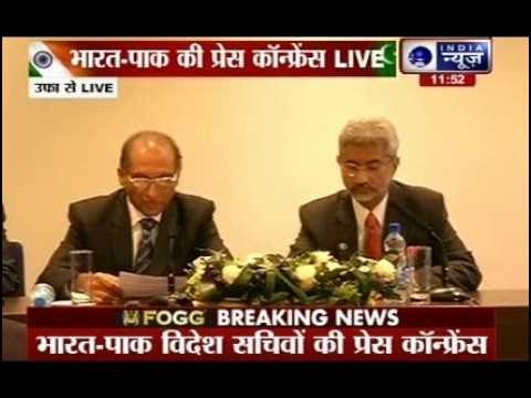 Pess conference of foreign secretary on PM Modi, Nawaz Sharif Meet in Russia